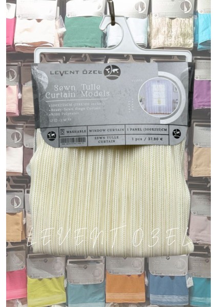 Yeni Nesil Pratik Çizgili Tül Perde 300X255 indirimleri