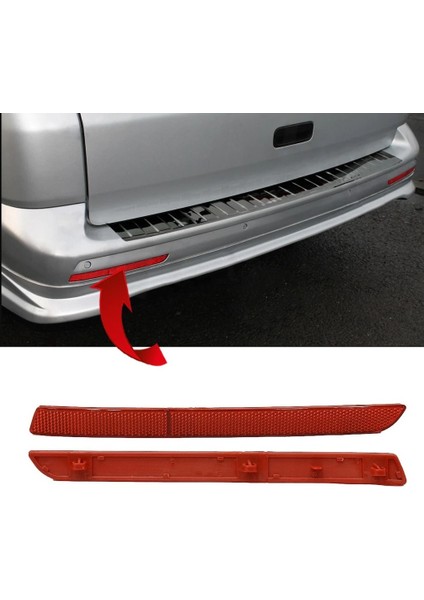 Volkswagen Transporter T6 Sol Arka Tampon Reflektörü 2011-2015 535524499