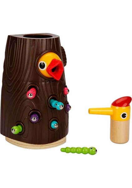 Woody Manyetik Ağaçkakan Besleme Oyunu 10 Parça