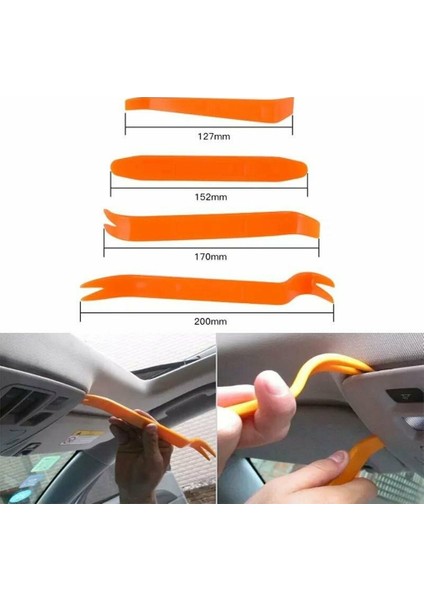 Oto Teyp Döşeme Trim Sökme Kapı Döşeme Trim Sökme Aparatı 4'lü Set