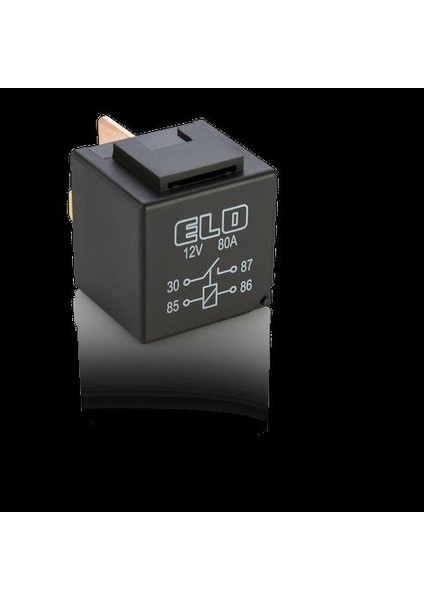 Mini Güç Rölesi 12V 80A 4 Terminalli Toz Korumalı