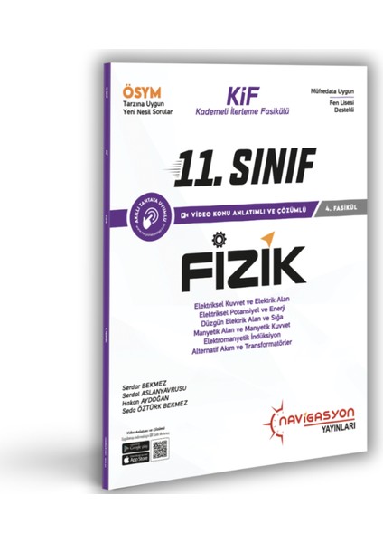 11. Sınıf Fizik Kademeli ilerleme Fasikül Seti (Meb Müfredatına Uygun-Ösym Ayarında)