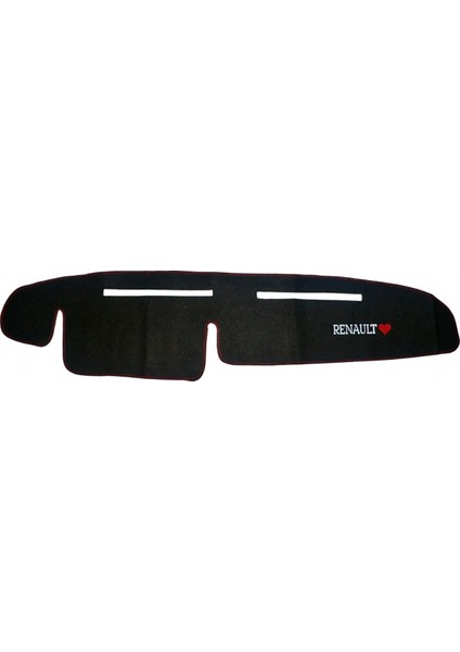 Nyf Ön Cam Halı Renault 9/11 Nakışlı Kırmızı Dikişli