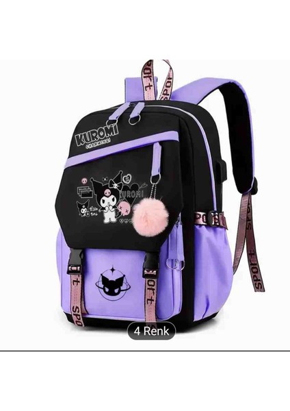 Kuromi Buyuk Boy Çocuk Okul Çantası