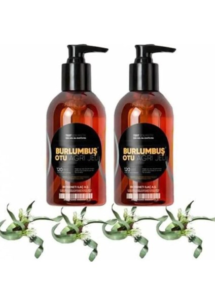 Burlumbuş Otu Vücut Sızıları Için Ağrı ve Masaj Jeli 120 ml 2 Adet