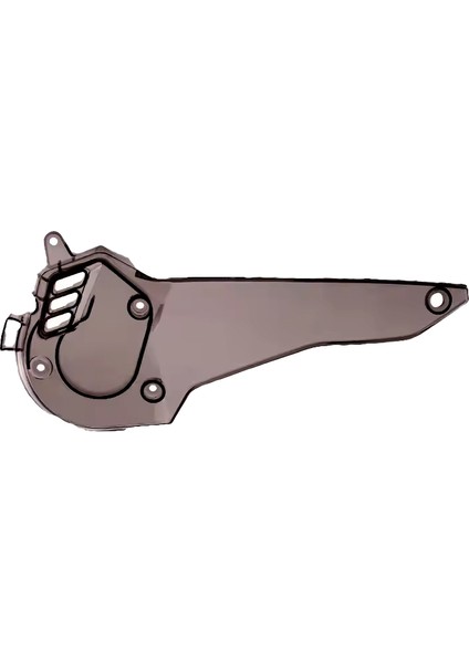 Pcx 125 Modifiye Varyatör Kapağı Füme A+++ Kalite 2021-2024