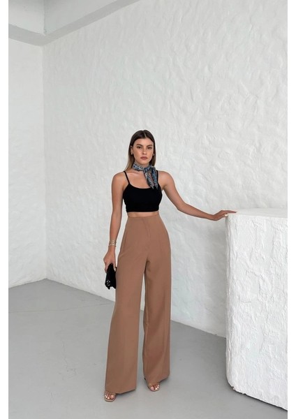 Yüksek Bel Pensli̇ Palazzo Pantolon fiyatları