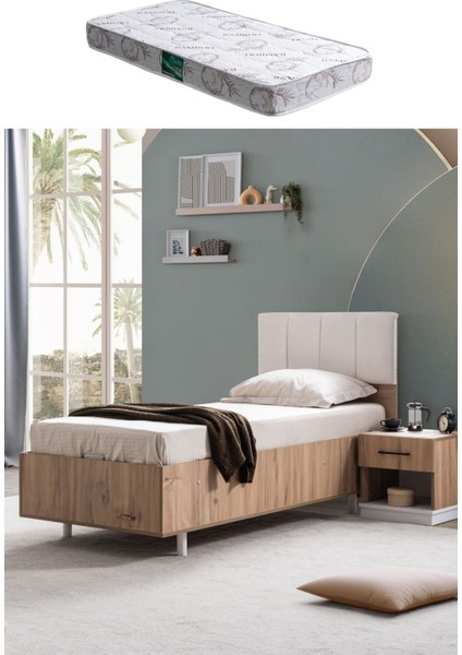 Karyola, Efes Baza Başlıklı Karyola + 1 Adet Comfort Yatak