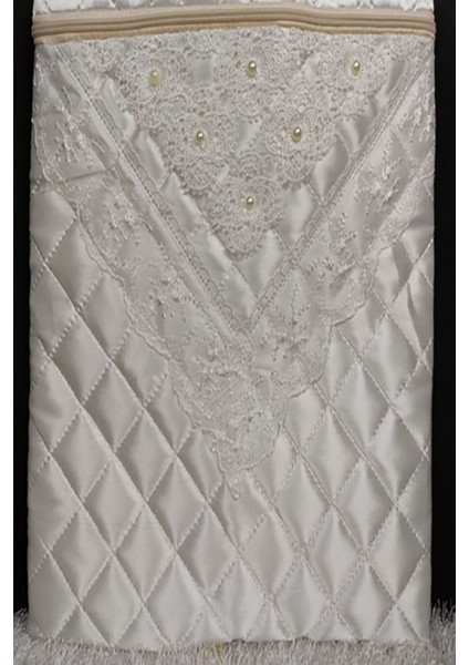 Saten Ekru Kapitoneli Yorgan Hurcu, Çeyizlik ve Bohçalık, 50X50X100 cm modelleri