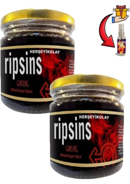 Ripsins Çoban Çökertenli Erkeklere Özel Güçlenme Takviyesi 240 gr x 2 Ad + Lustra Masaj Yağı