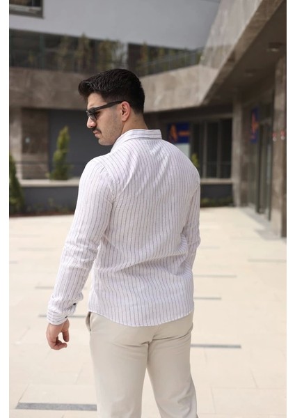 Erkek Çizgi Desenli Gömlek modelleri