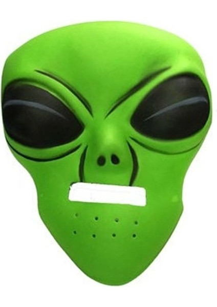 Ghoulish Productions Green Alien Mask 45X30 cm ( Uzaylı )