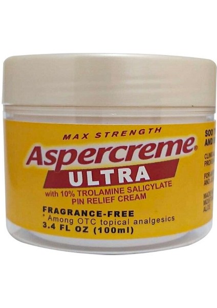 Aspercreme Ultra Eklemi, Vücut Ağrılar Masaj Bakım Kremi 100 ml