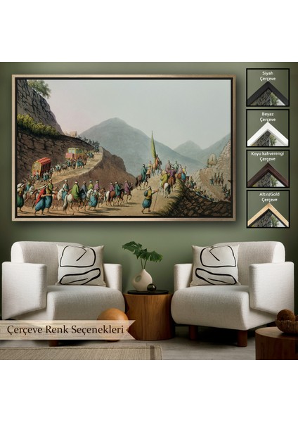 Çerçeveli Dekoratif Kanvas Tablo, Balkan Savaşı TABLOSU-7039