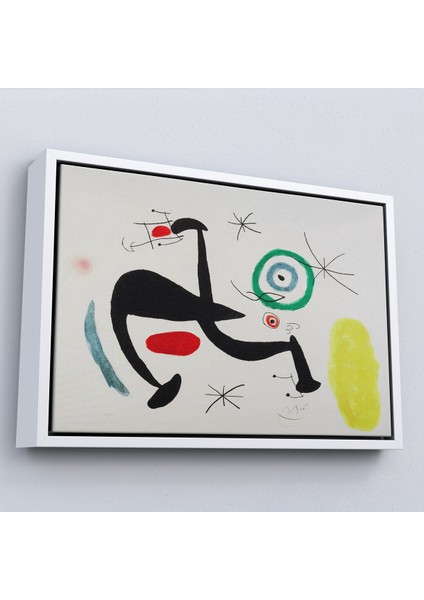 Çerçeveli Dekoratif Kanvas Tablo, Joan Miro - Tosca Şarkısını Söyleyen Geyik TABLO-7089 fırsatları