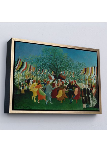 Çerçeveli Dekoratif Kanvas Tablo, Henri Rousseau Bağımsızlığın 100. Yıl Kutlamaları TABLO-7043