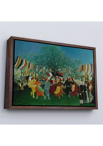 Çerçeveli Dekoratif Kanvas Tablo, Henri Rousseau Bağımsızlığın 100. Yıl Kutlamaları TABLO-7043 fiyatları