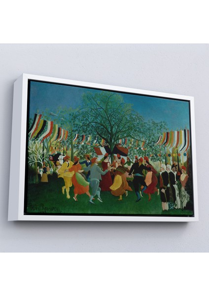 Çerçeveli Dekoratif Kanvas Tablo, Henri Rousseau Bağımsızlığın 100. Yıl Kutlamaları TABLO-7043 fırsatları