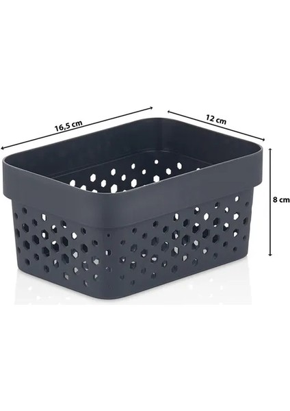 6'lı Gri Modüler Takı ve Makyaj Organizeri, Banyo ve Buzdolabı Için Düzenleyici fiyatları