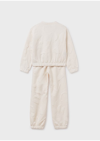 Krem Kız Çocuk Kapitone Eşofman Takım 7852 fırsatları