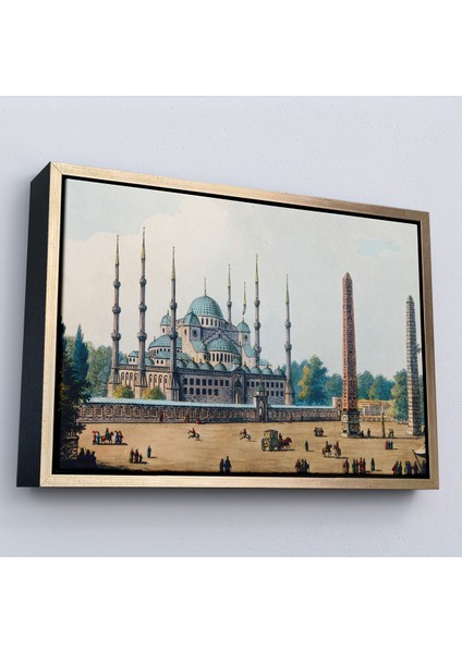Çerçeveli Dekoratif Kanvas Tablo, Sultan Ahmet Cami Osmanlı Dönemi TABLOSU-7032 fiyatları