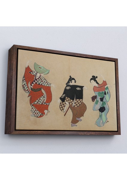 Çerçeveli Dekoratif Kanvas Tablo, Kamisaka Sekka - Japon Dand TABLOSU-7065 fiyatları