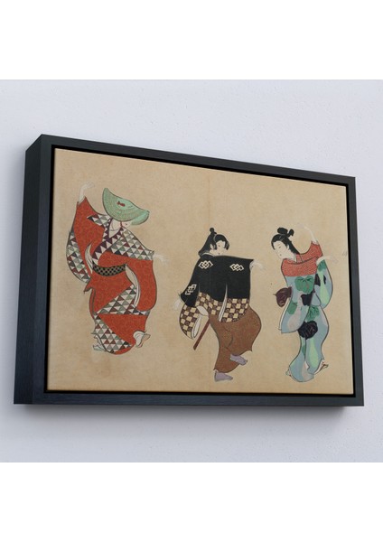 Çerçeveli Dekoratif Kanvas Tablo, Kamisaka Sekka - Japon Dand TABLOSU-7065 fırsatları