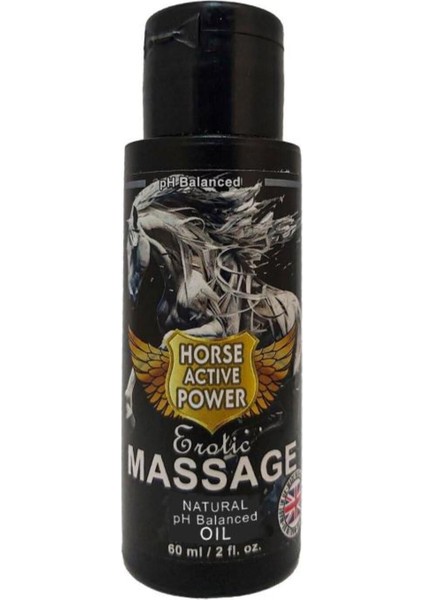 Horse Active Power Rahatlatıcı Fantezili Etkilerde Vücut Masaj Yağı 60 ml 1 Adet
