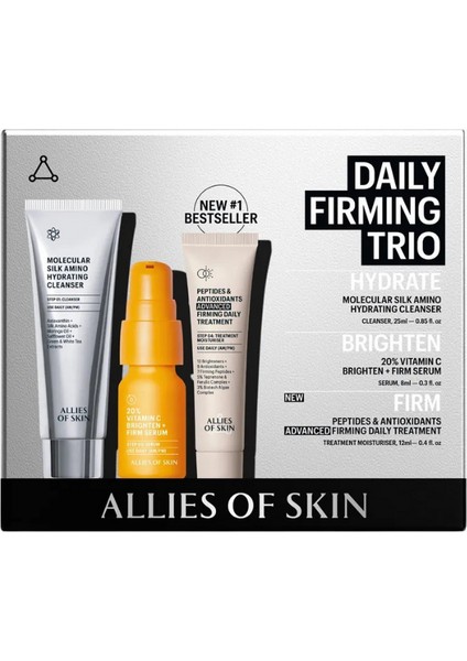 Allıes Of Skın Günlük Sıkılaştırıcı Üçlü Set,c Vitamini, Temizleyici ve Nemlendirici indirimleri