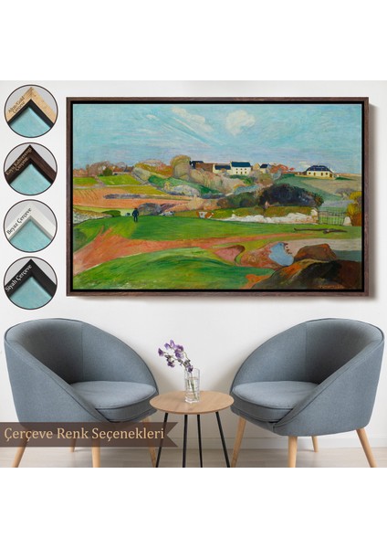 Çerçeveli Dekoratif Kanvas Tablo, Paul Gauguin Le Pouldu TABLOSU-7014
