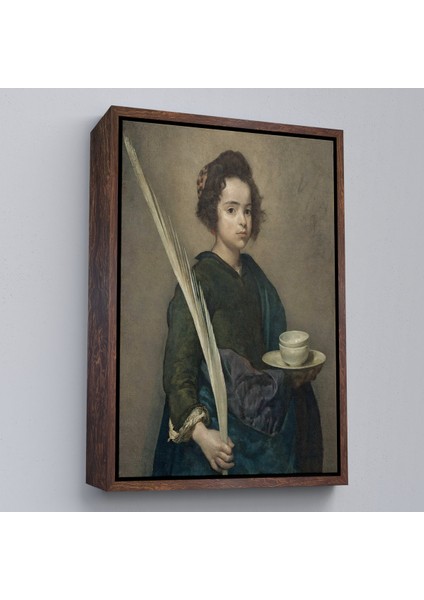 Çerçeveli Dekoratif Kanvas Tablo, Diego Velazquez - Aziz Rufina TABLO-7390 fiyatları