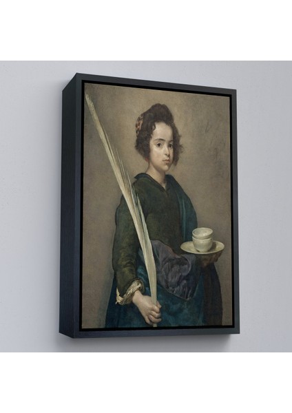 Çerçeveli Dekoratif Kanvas Tablo, Diego Velazquez - Aziz Rufina TABLO-7390 fırsatları