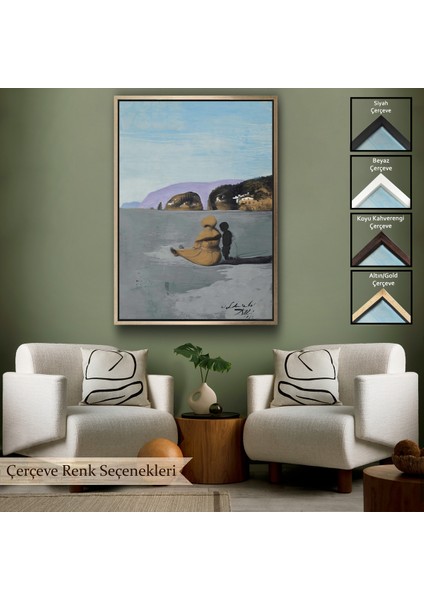 Çerçeveli Dekoratif Kanvas Tablo, Salvador Dali - Adolescence TABLO-7391