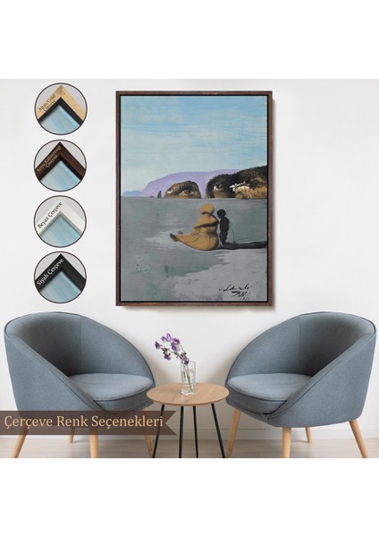 Çerçeveli Dekoratif Kanvas Tablo, Salvador Dali - Adolescence TABLO-7391