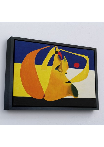 Çerçeveli Dekoratif Kanvas Tablo, Joan Miro Spanish - Kalem TABLOSU-7055