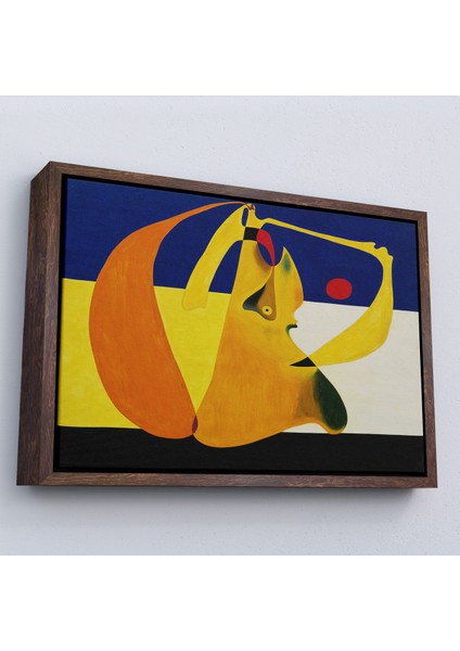 Çerçeveli Dekoratif Kanvas Tablo, Joan Miro Spanish - Kalem TABLOSU-7055 fiyatları