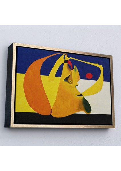 Çerçeveli Dekoratif Kanvas Tablo, Joan Miro Spanish - Kalem TABLOSU-7055 modelleri