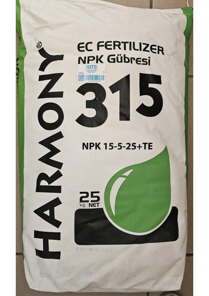 Npk Damlama Gübresi Harmony 15-05-25+Te Suda Tamamen Çözünür Gübre 25 kg modelleri