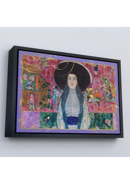 Çerçeveli Dekoratif Kanvas Tablo, Gustav Klimt - Adele Bloch TABLO-7086