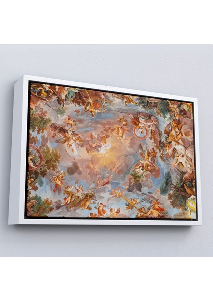 Çerçeveli Dekoratif Kanvas Tablo, Roma Italya Villa Borghesenin Galleria Borghese Fresk TABLOSU-7272 fırsatları