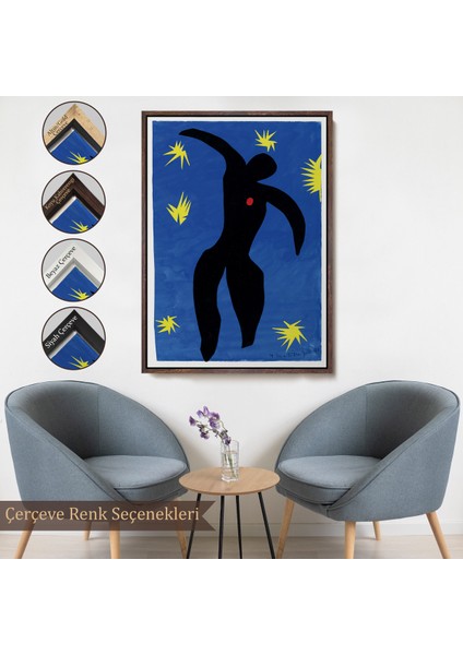 Çerçeveli Dekoratif Kanvas Tablo, Henri Matisse - Icarus TABLO-7325