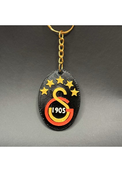 Galatasaray 5 Yıldızlı Renkli Anahtarlık 4cm /gs Anahtarlık Beş Yıldızlı 3D Baskı modelleri
