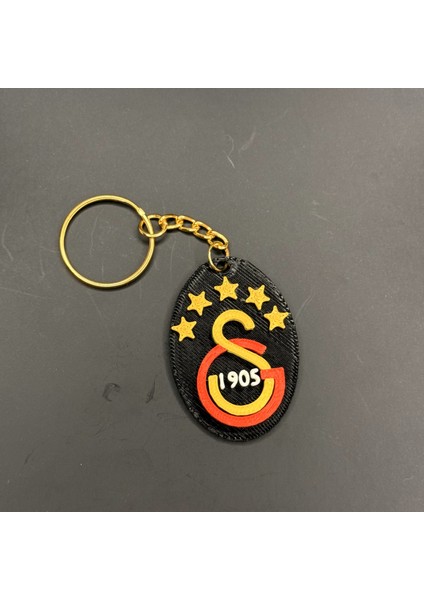 Galatasaray 5 Yıldızlı Renkli Anahtarlık 4cm /gs Anahtarlık Beş Yıldızlı 3D Baskı fırsatları