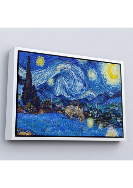 Çerçeveli Dekoratif Kanvas Tablo, Vincent Van Gogh - Yıldızlı Geceler TABLO-7151