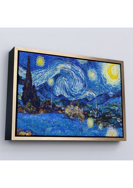 Çerçeveli Dekoratif Kanvas Tablo, Vincent Van Gogh - Yıldızlı Geceler TABLO-7151 modelleri
