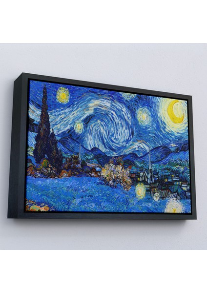 Çerçeveli Dekoratif Kanvas Tablo, Vincent Van Gogh - Yıldızlı Geceler TABLO-7151 fırsatları