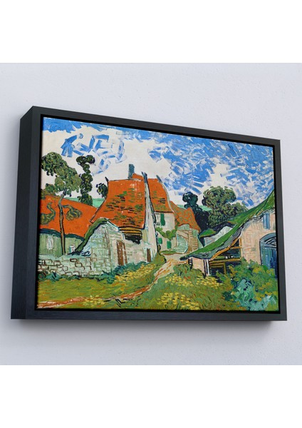 Çerçeveli Dekoratif Kanvas Tablo, Vincent Willem Van Gogh - Auvers-Sur-Oisedaki Sokak TABLOSU-7159 modelleri