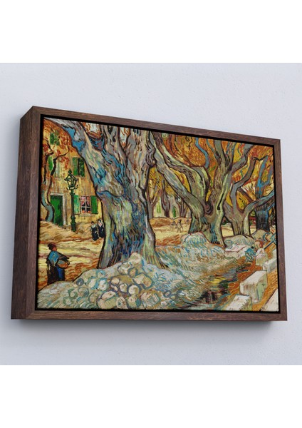 Çerçeveli Dekoratif Kanvas Tablo, Vincent Van Gogh Sokak Emekçileri TABLO-7167