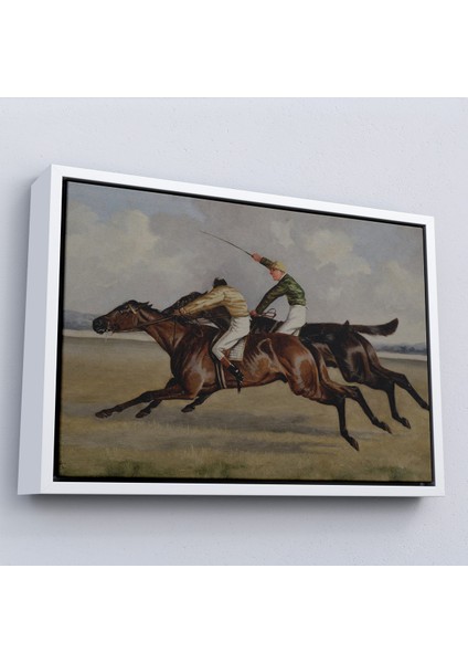 Çerçeveli Dekoratif Kanvas Tablo, Wheeler Jr Alfred The Winner Tablosu -7009