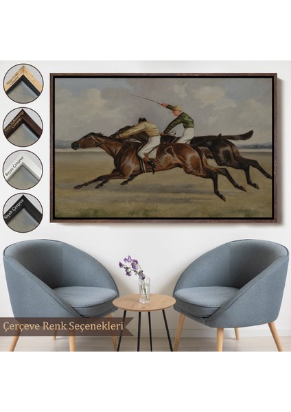 Çerçeveli Dekoratif Kanvas Tablo, Wheeler Jr Alfred The Winner Tablosu -7009